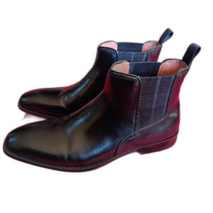 Florsheim Belfast Gore Chelsea Boots Black 8.5 D New in Box